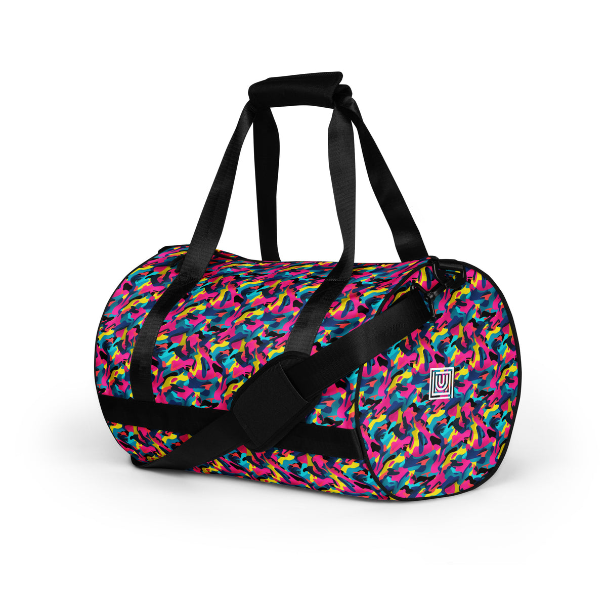 Multicolor Camouflage Gym & Dance Bag