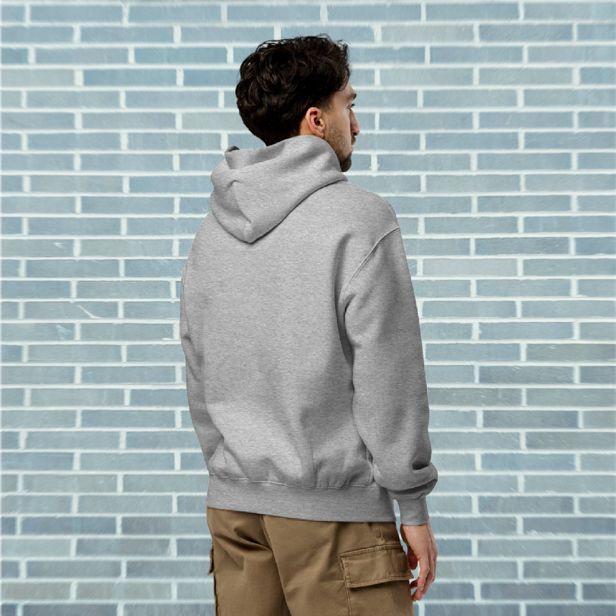 CORE Oversized Hoodie — Stone Breath (Athletic Heather)