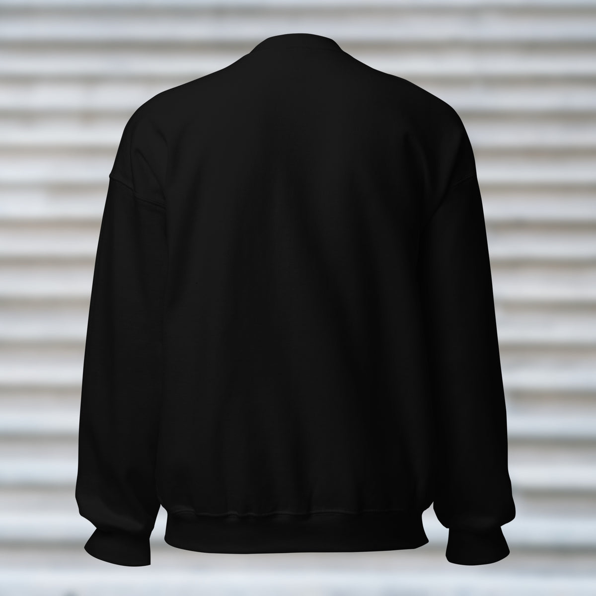 Back view of CORE Black Crewneck Sweatshirt Dancewear