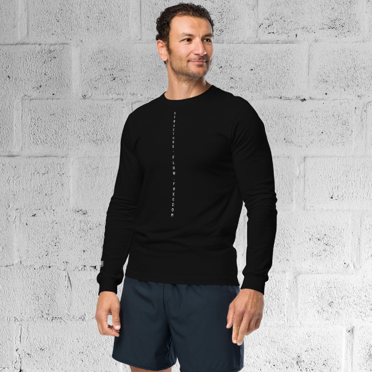 CORE Long Sleeve — Structure. Flow. Freedom. — Black
