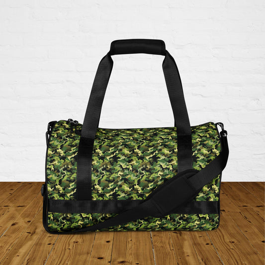 Green Camouflage Gym & Dance Bag