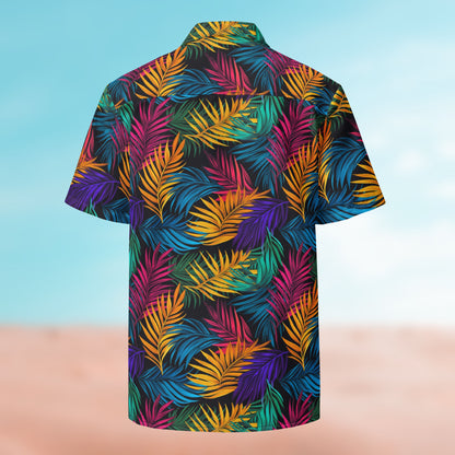 Palm Tree Button Shirt - Palm 04