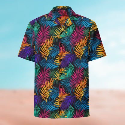 Palm Tree Button Shirt - Palm 04