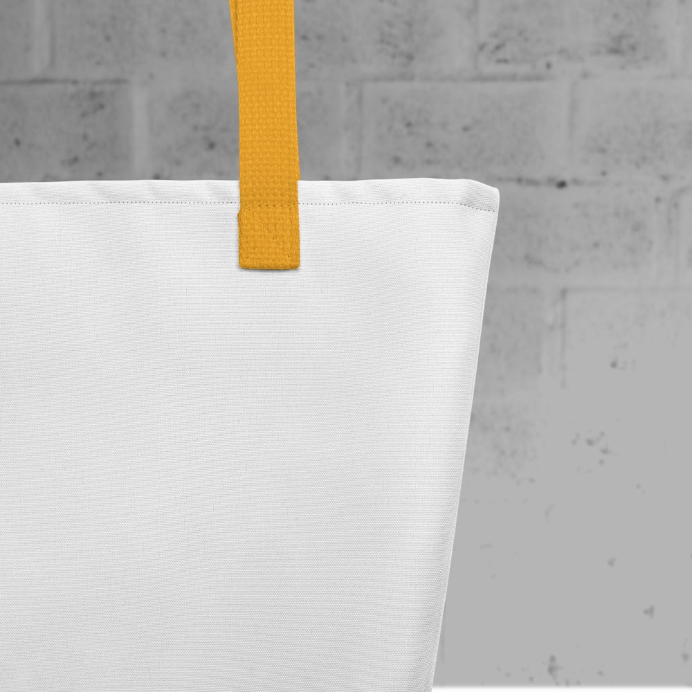 Carry-all Bag — White / Yellow Handles