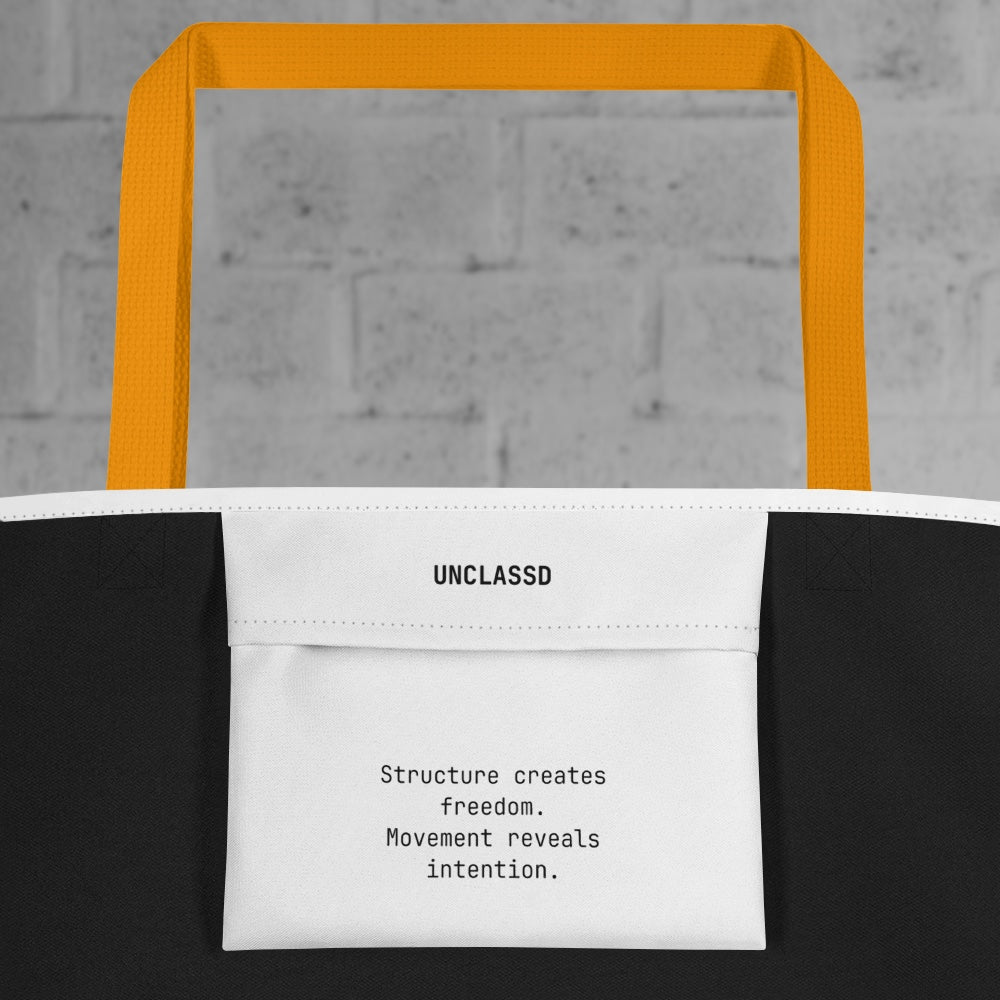 Carry-all Bag — White / Yellow Handles