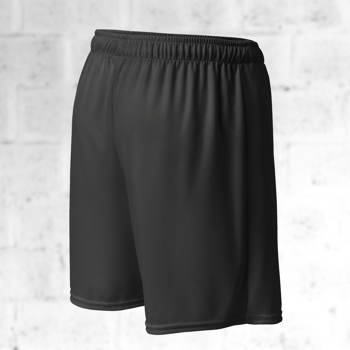 Core mesh dance sport short charcoal back view minimal performance training short
