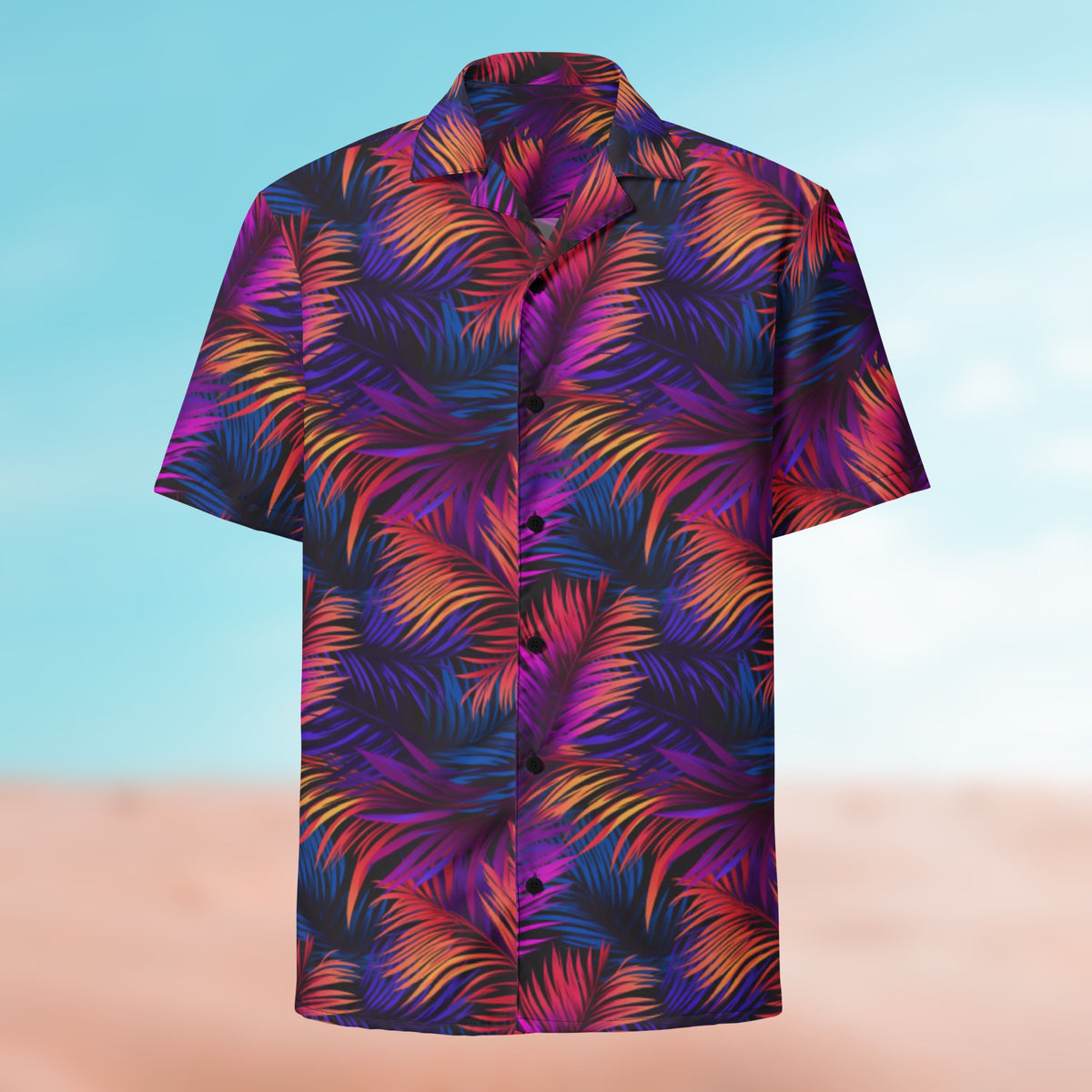 Palm Tree Button Shirt - Palm 07