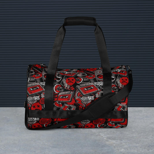 Retro Beats Round Gym & Dance Bag