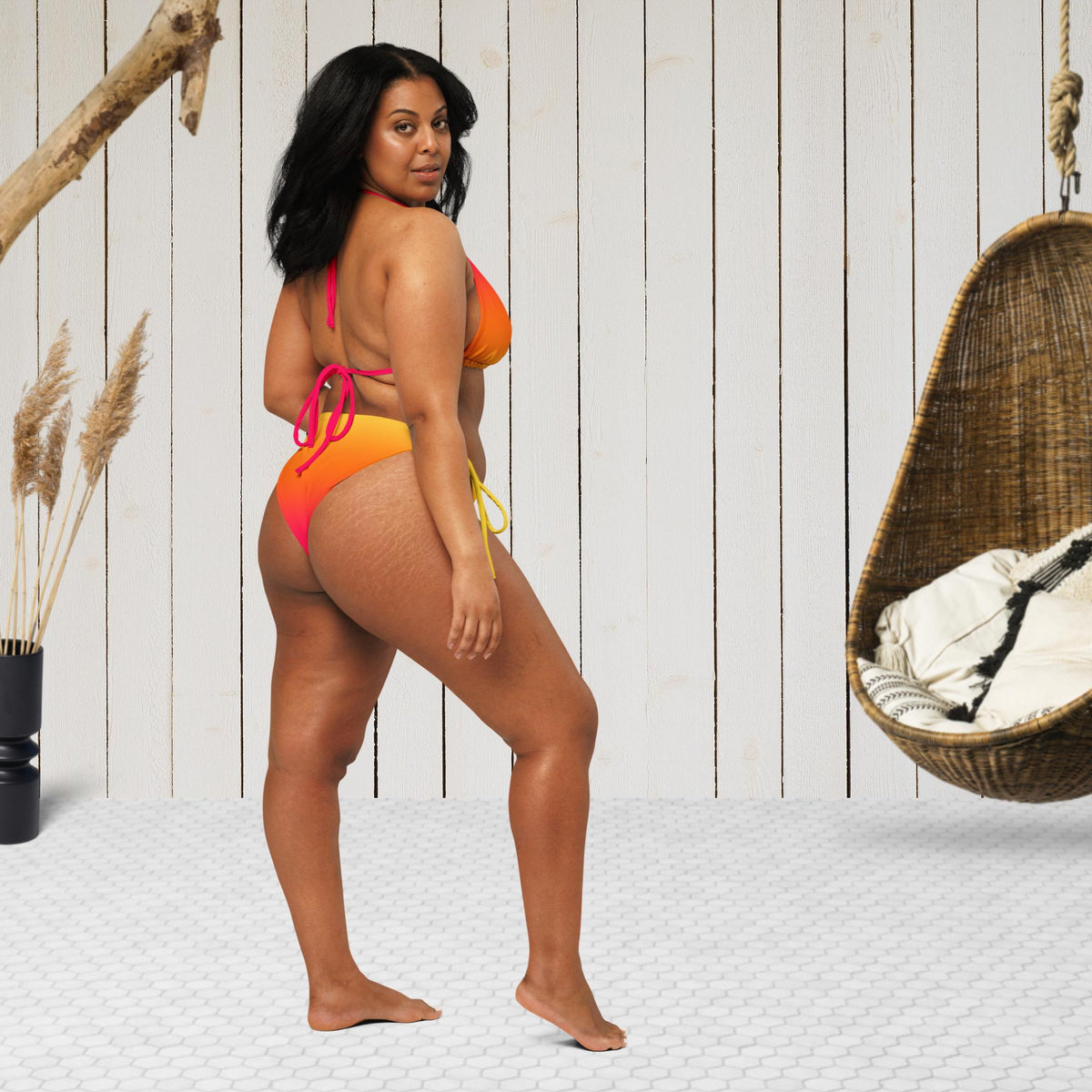 Solar Flare | Molten Gradient Triangle Bikini