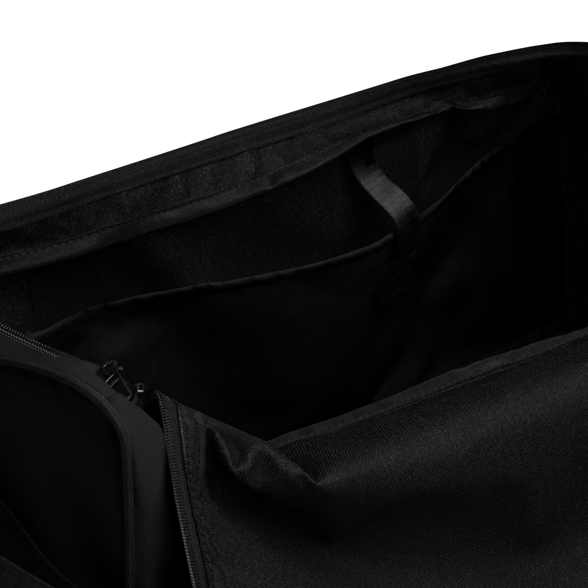 Sports bag black 50l inside pocket