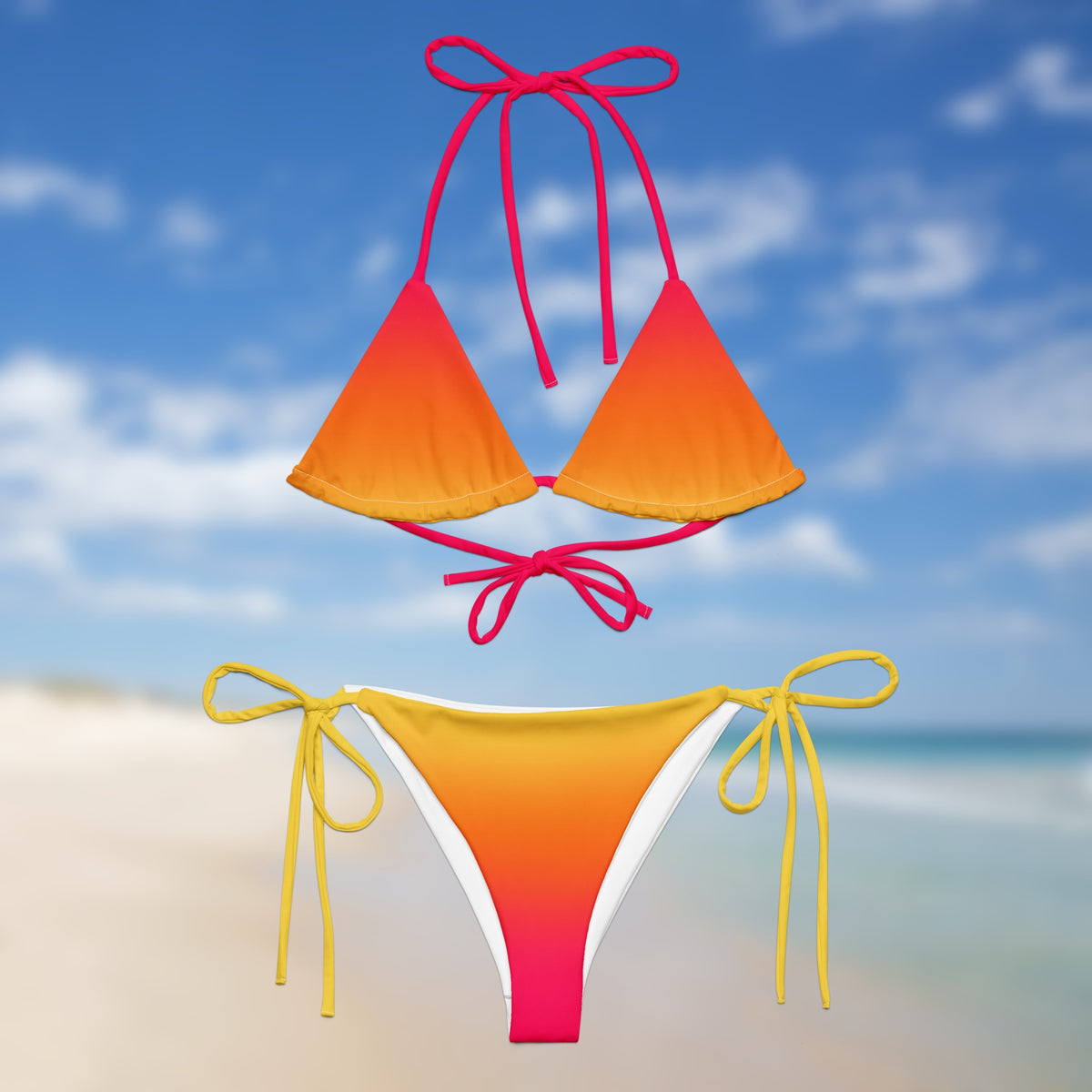 Solar Flare | Molten Gradient Triangle Bikini