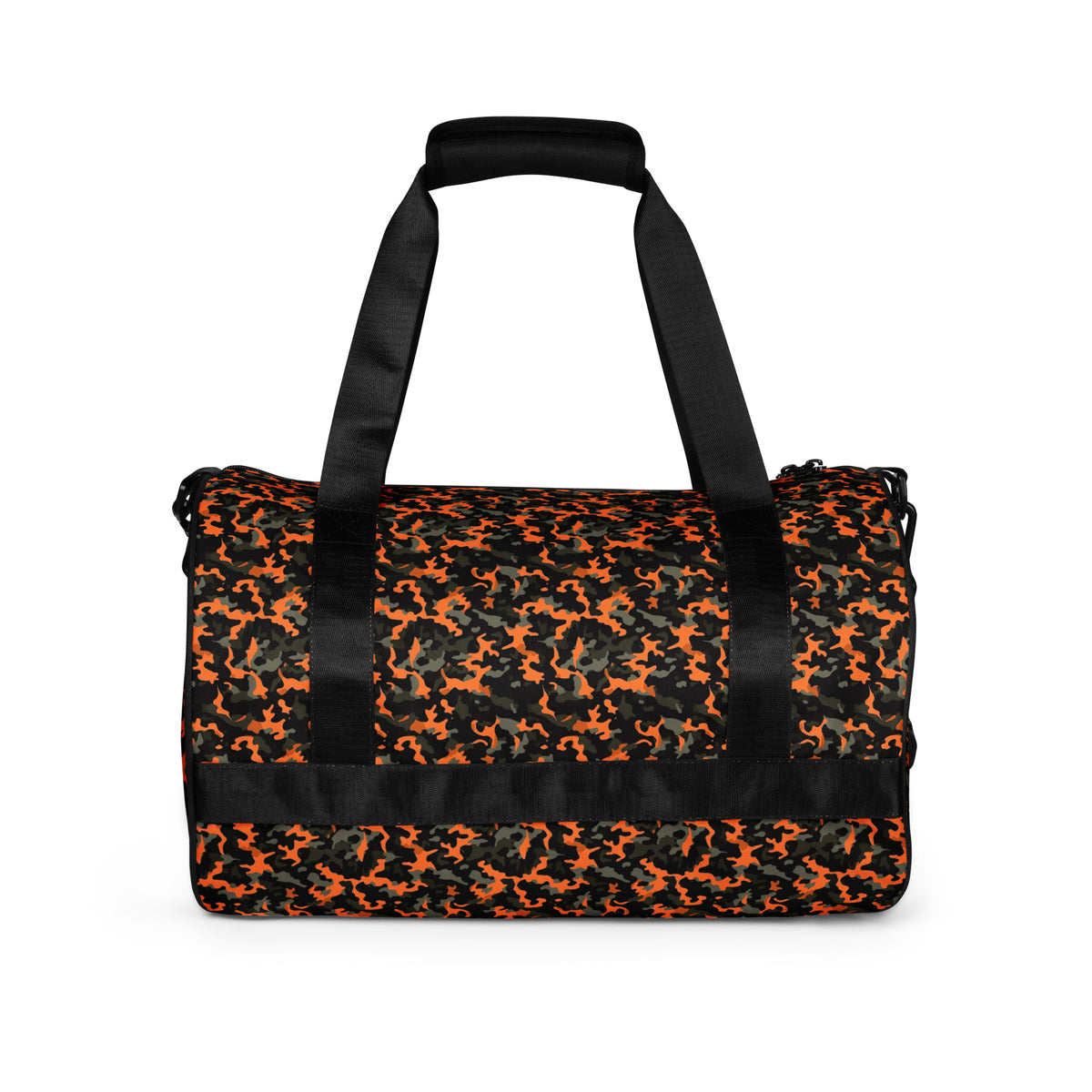 Orange Camouflage Round Gym & Dance Bag