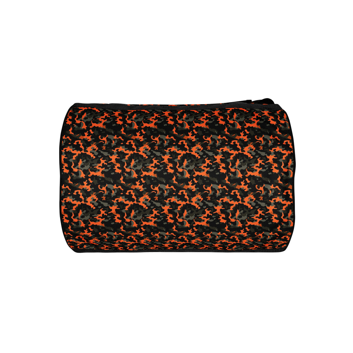 Orange Camouflage Round Gym & Dance Bag