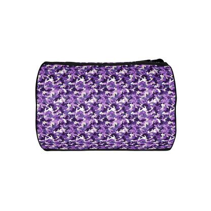 Purple Camouflage Round Gym & Dance Bag
