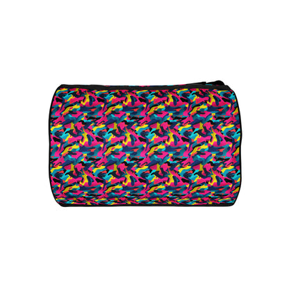 Multicolor Camouflage Gym & Dance Bag