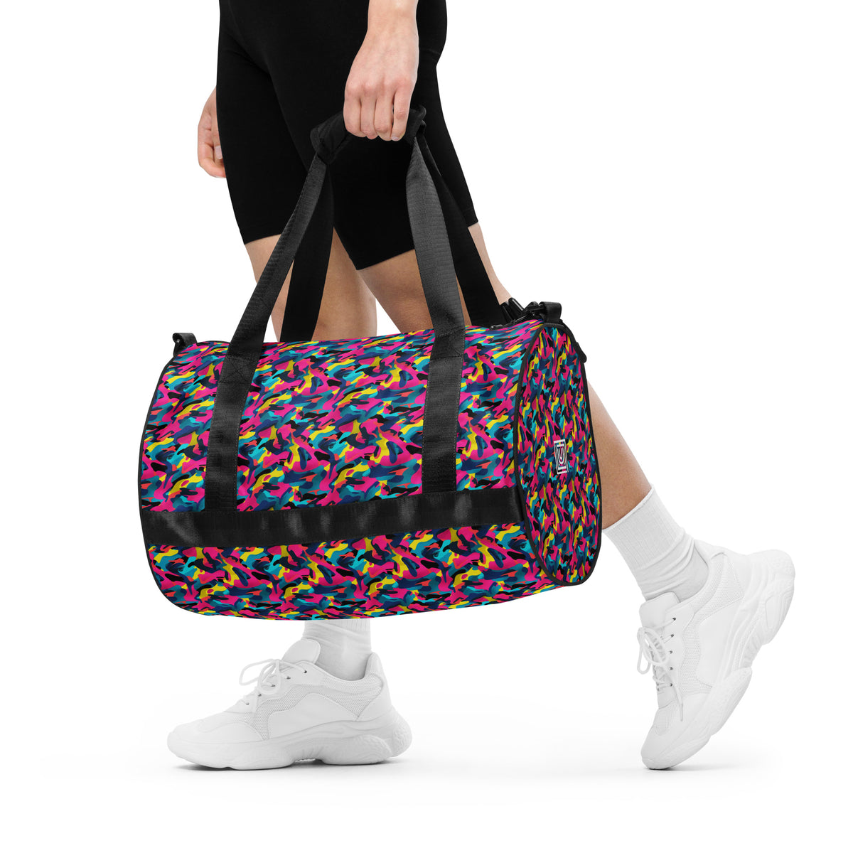 Multicolor Camouflage Gym & Dance Bag