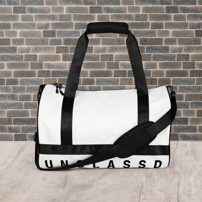 Sac de sport rond Chroma | Personnalisable | Blanc