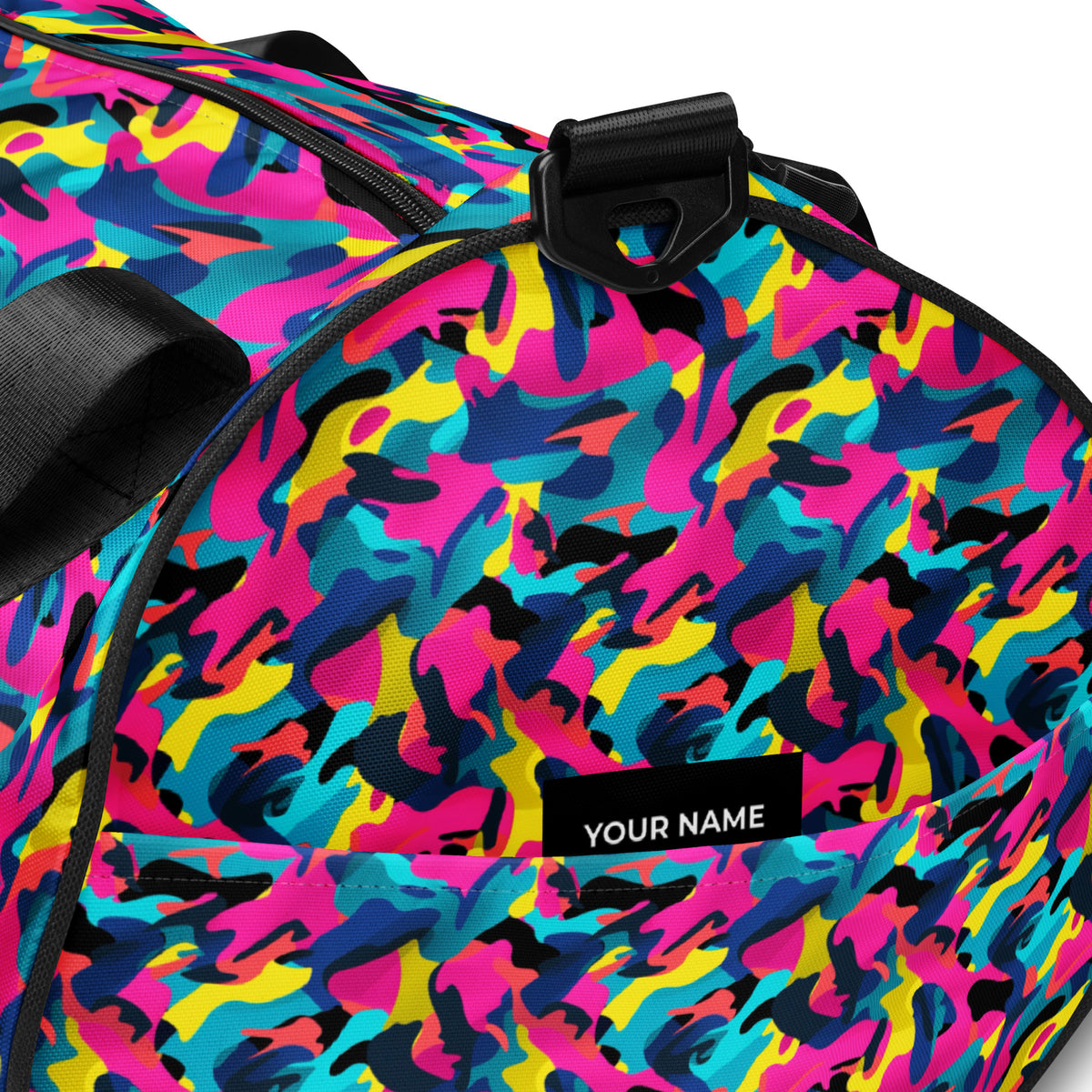 Multicolor Camouflage Gym & Dance Bag