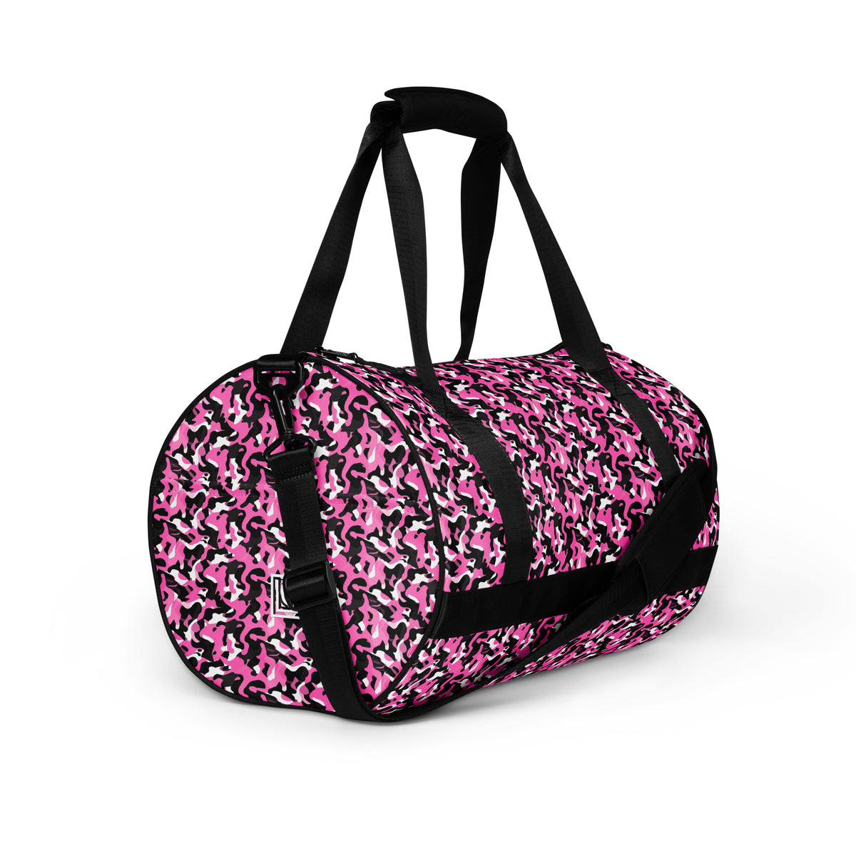 Pink Camouflage Round Gym & Dance Bag