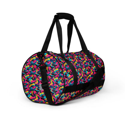 Multicolor Camouflage Gym & Dance Bag
