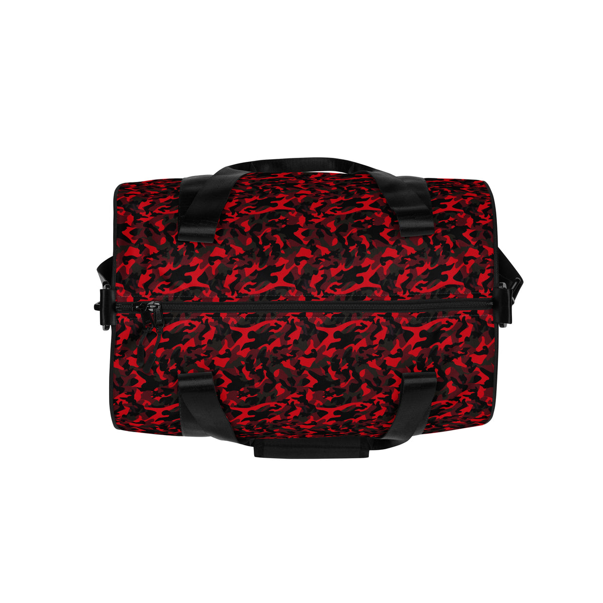 Red Camouflage Round Gym & Dance Bag