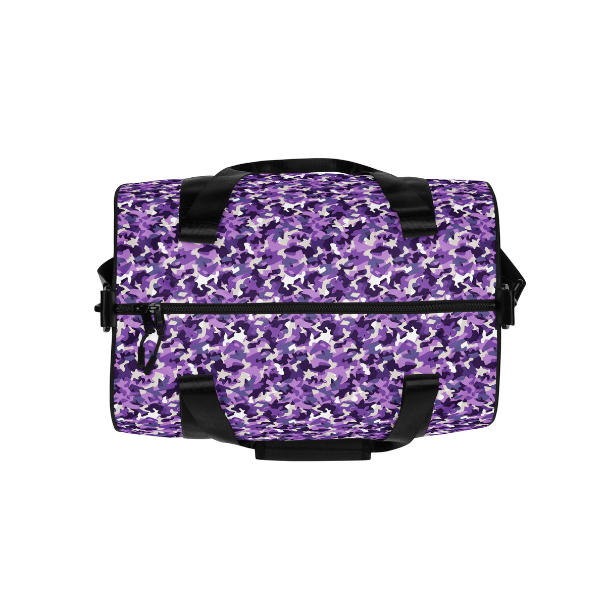 Purple Camouflage Round Gym & Dance Bag