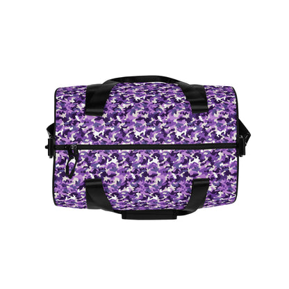 Purple Camouflage Round Gym & Dance Bag