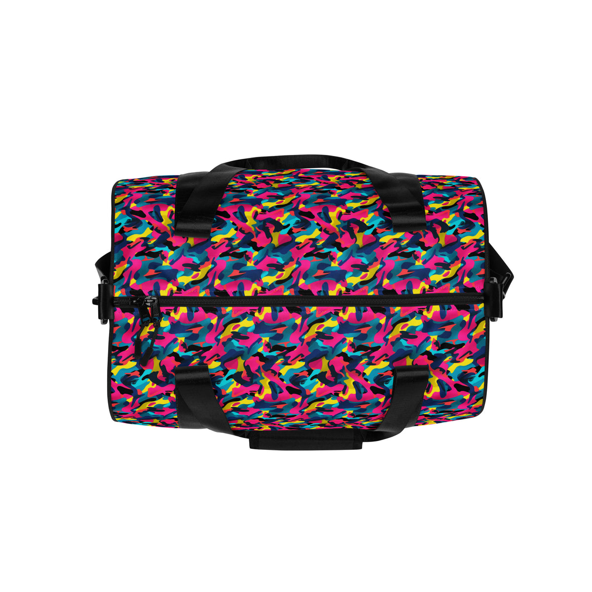 Multicolor Camouflage Gym & Dance Bag