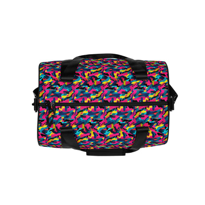 Multicolor Camouflage Gym & Dance Bag