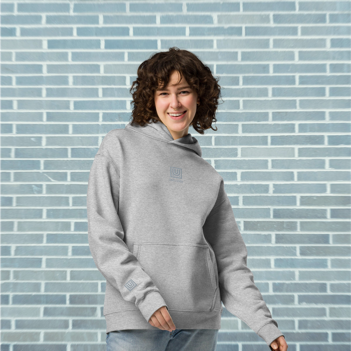 CORE Oversized Hoodie — Stone Breath (Athletic Heather)