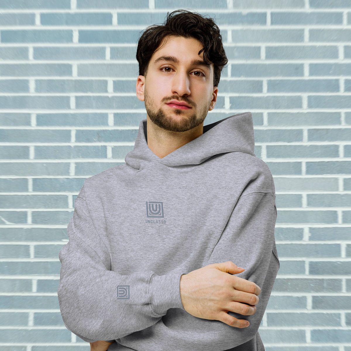 CORE Oversized Hoodie — Stone Breath (Athletic Heather)