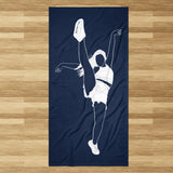 Serviette de danse de mouvement - Mouvement de danseuse - Bleu marine
