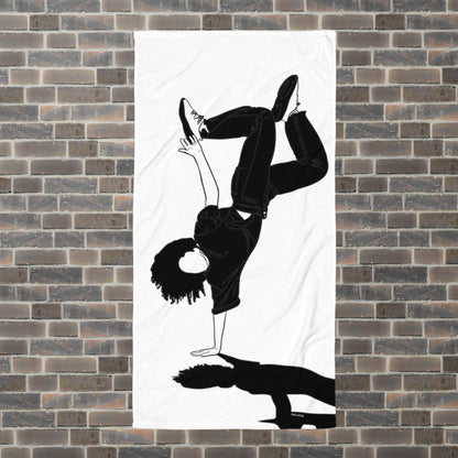 Serviette de danse Movement - One hand Freeze - Blanche