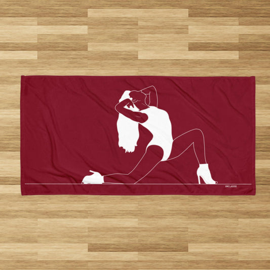 Serviette de danse de mouvement - Talons - Bourgogne