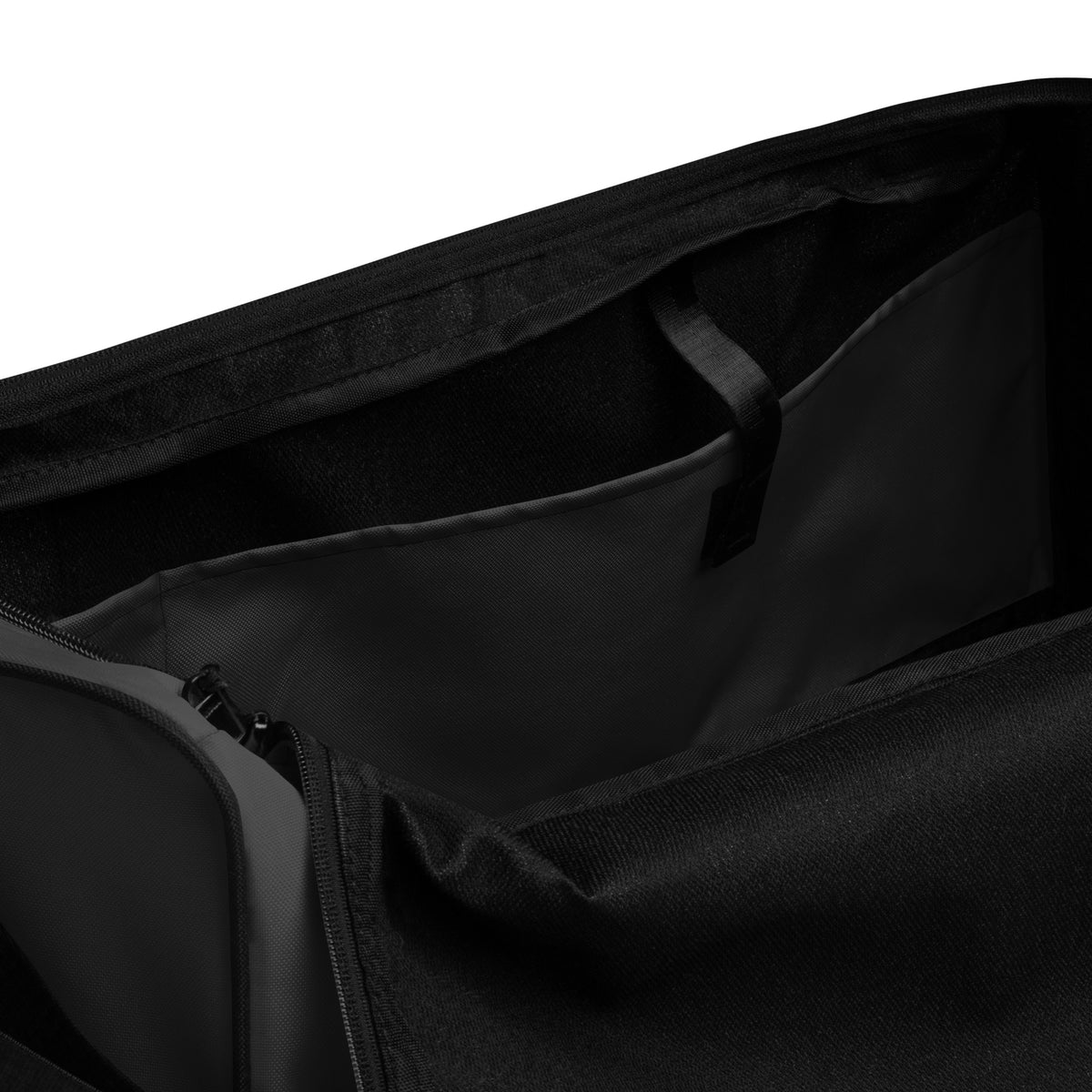 Charcoal Sports Bag - 50l - inside pocket close up