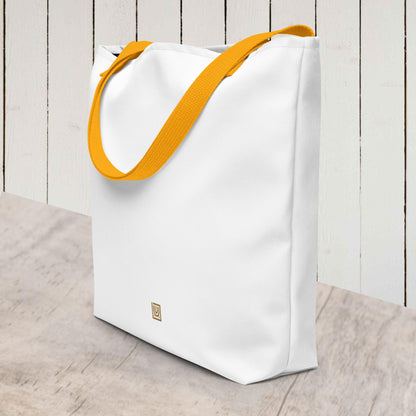 Carry-all Bag — White / Yellow Handles