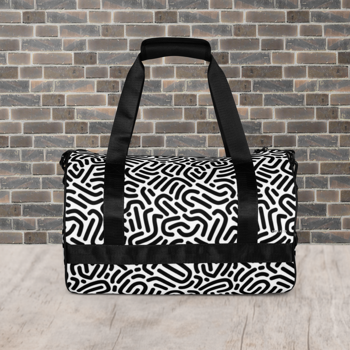 Back view of the line round sports bag
