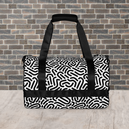 Back view of the line round sports bag