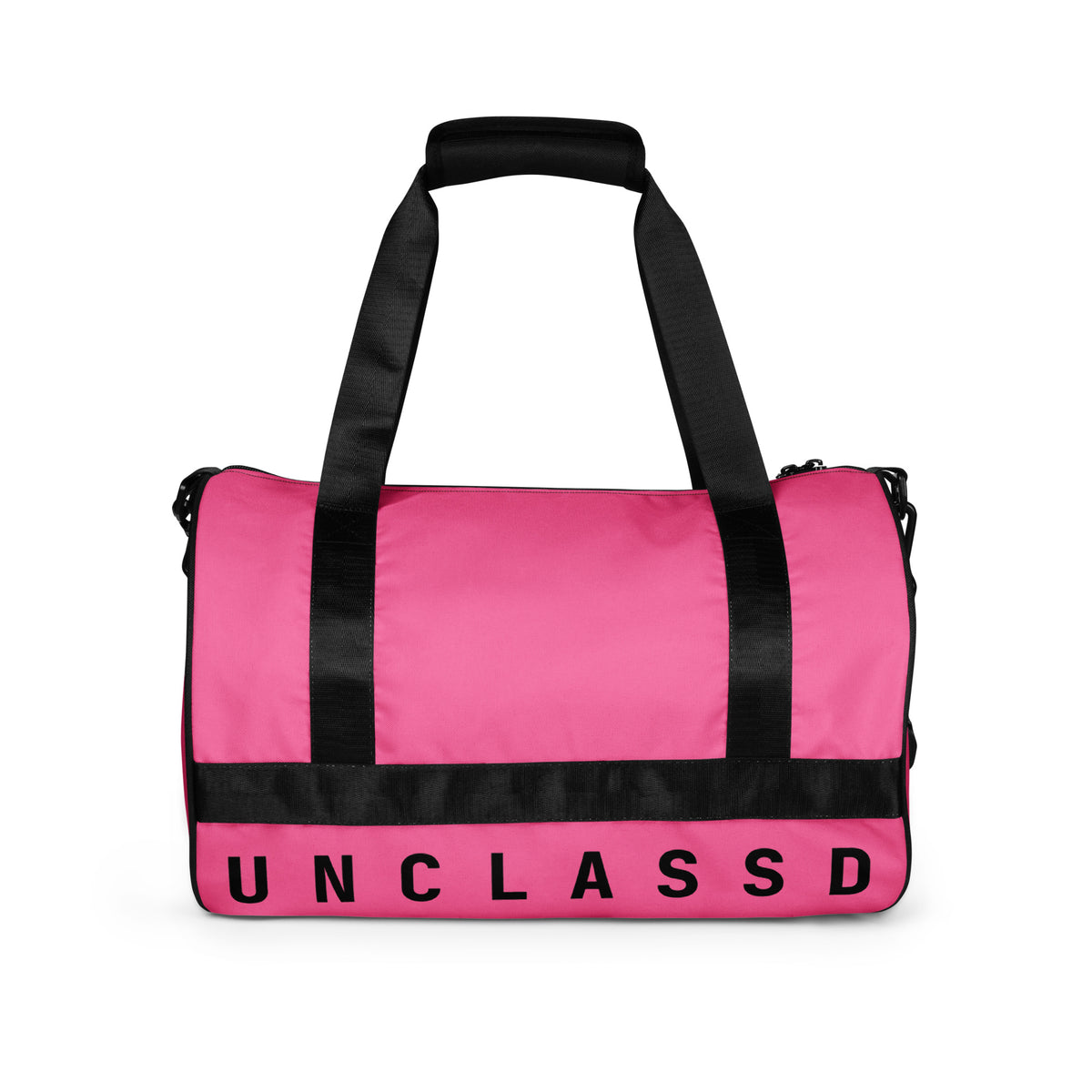 round sport bag mockup - pink - back