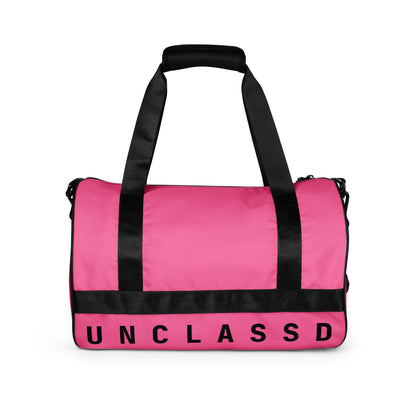 round sport bag mockup - pink - back