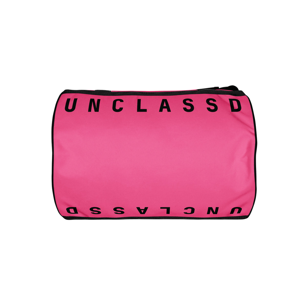Pink round bag bottom view