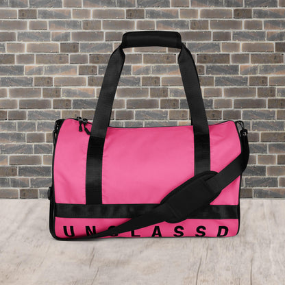 Round bag for dance classes and sport activities -  pink