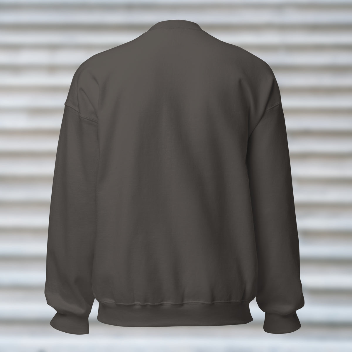 Back view CORE Charcoal minimal sweatshirt - dancewear 