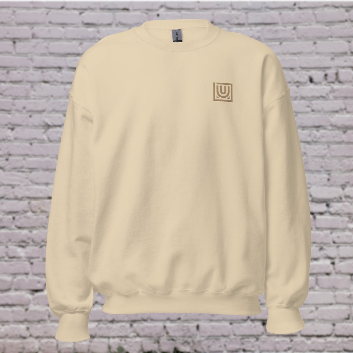 Front view UNCLASSD CORE Sand Crewneck Dancewear 