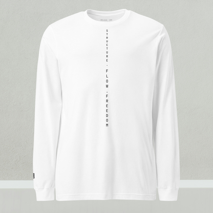 T-shirt à manches longues CORE — Blanc pur 