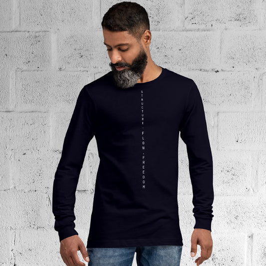 T-shirt à manches longues CORE — Bleu marine foncé 